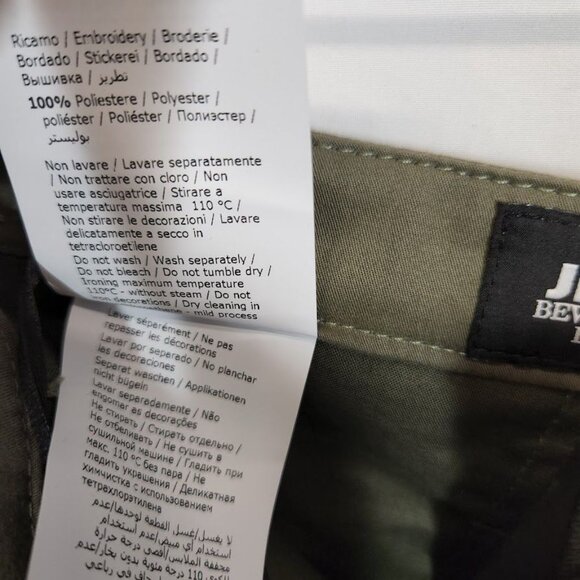 NWT Jeremy Scott Butterfly Patch Crop Cargo Pants Size 40 / 6 - Picture 11 of 11